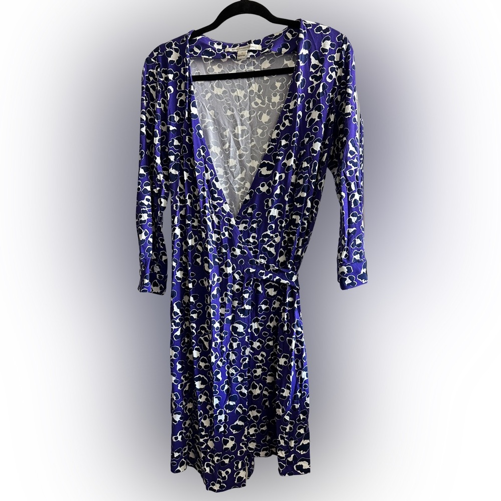 DVF wrap dress size 14